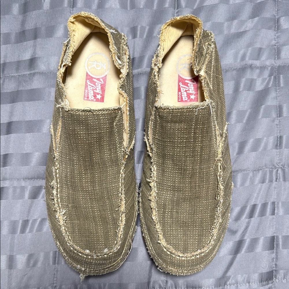 Tony Lama Boots men’s slip on shoes, size 13